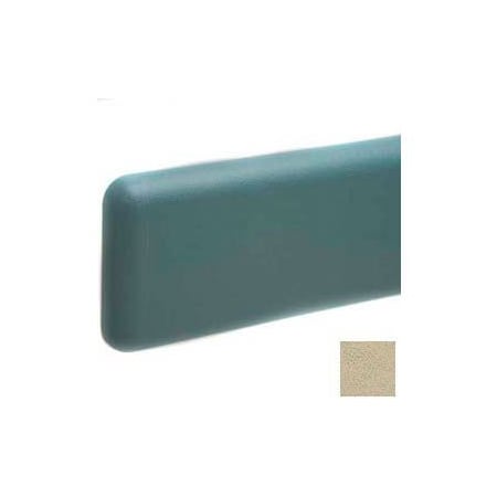 Pawling Wall Guard W/Rounded Top & Bottom Edges, Aluminum Retainer, 6"H x 12'L, Harvard Gray WG-6-12-483